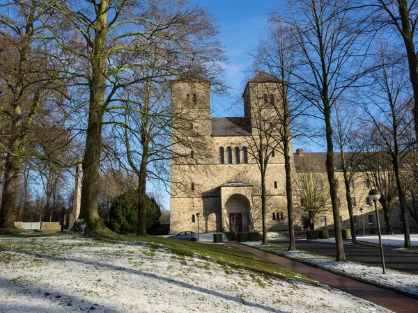 Den lilla staden billerbeck — Stockfoto