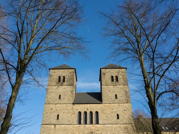 Het kleine stadje billerbeck — Stockfoto