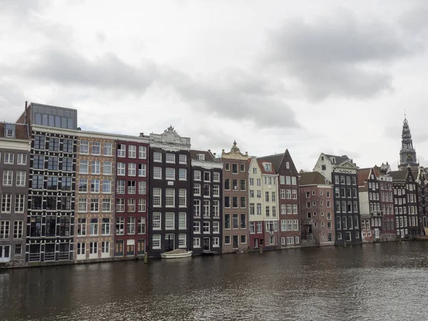 De stad amsterdam — Stockfoto