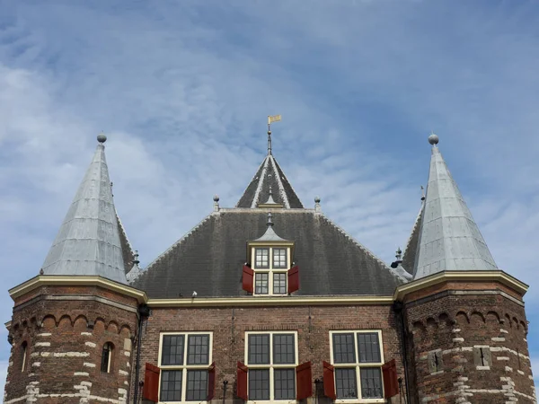 Голландська міста Амстердам — стокове фото