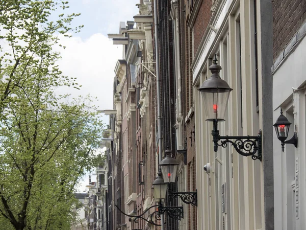 A cidade holandesa amsterdam — Fotografia de Stock