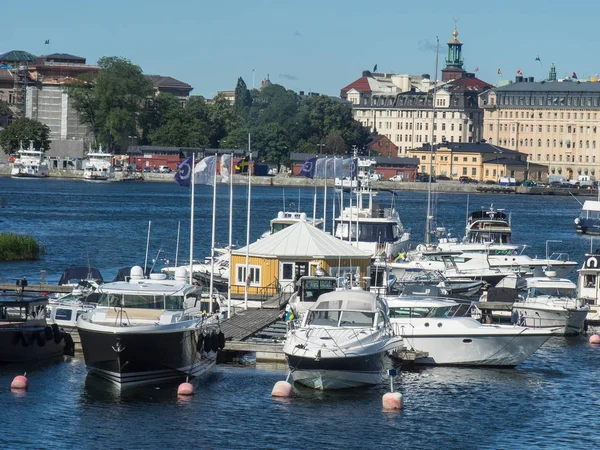 La ville de Stockholm en Suède — Photo