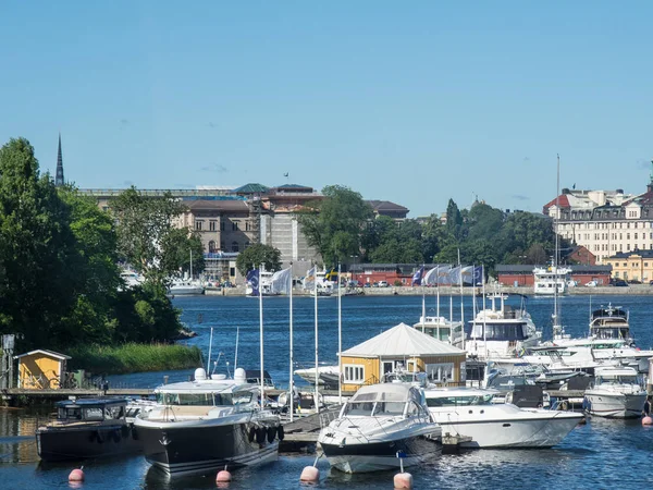 A cidade de stockholm na Suécia — Fotografia de Stock