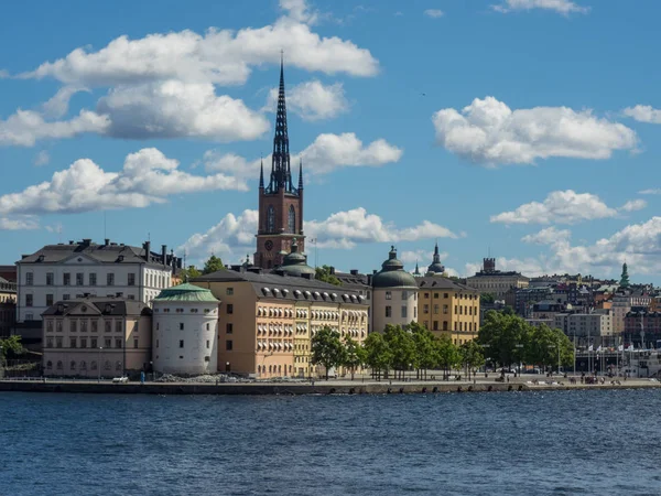 Miasto Sztokholm w Szwecji — Zdjęcie stockowe