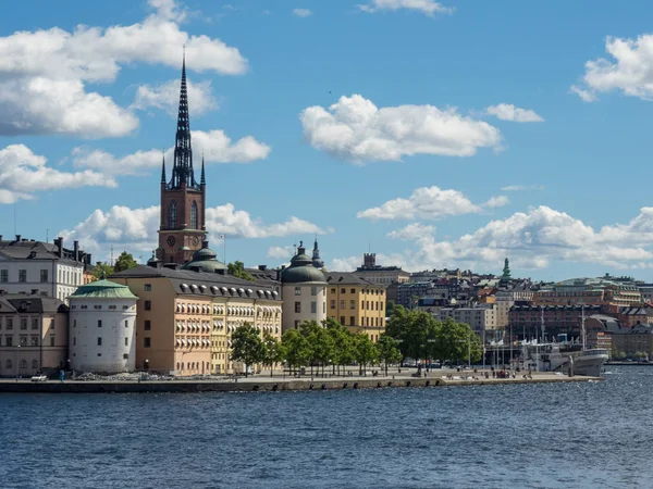 Город Стокгольм в Швеции — стоковое фото