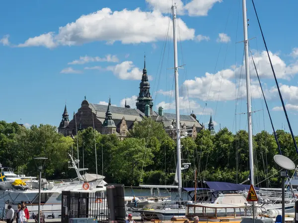 Η πόλη της stockholm στη Σουηδία — Φωτογραφία Αρχείου