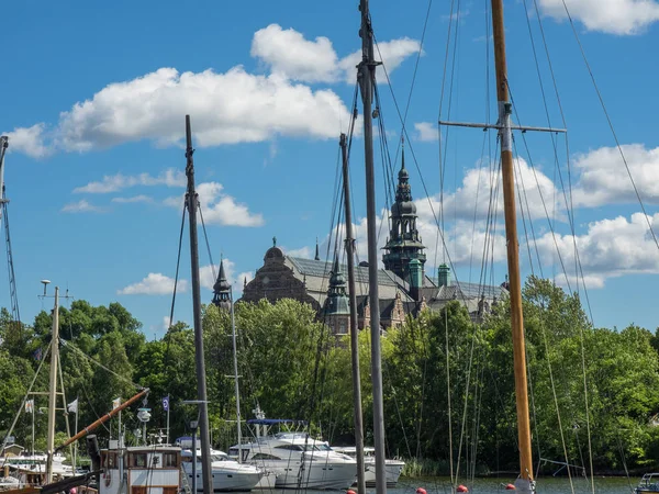 A cidade de stockholm na Suécia — Fotografia de Stock