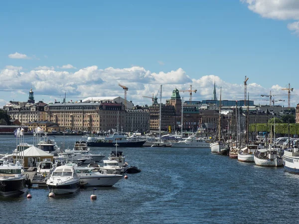La ciudad de stockholm en Suecia — Foto de Stock