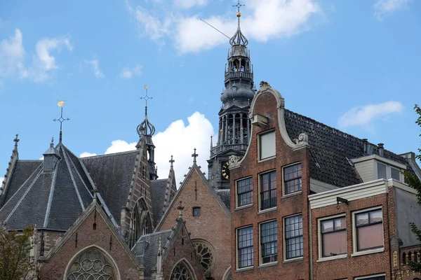 Амстердам в низине — стоковое фото
