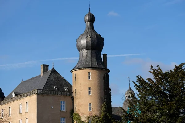 Schloss Deutschen Münsterland — Stockfoto