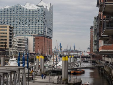 şehir ve Almanya'da hamburg Limanı