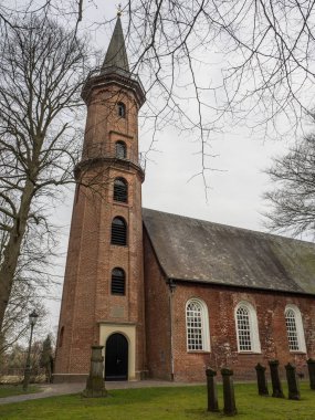 Kale ve kilise Alman şehir leer