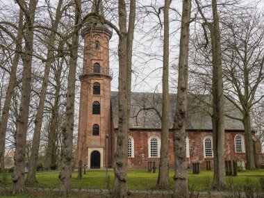 Kale ve kilise Alman şehir leer