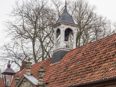 Castle evenburg leer ve nehir leda