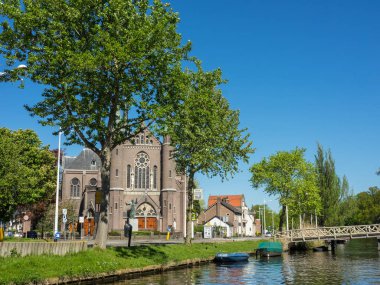 Hollanda 'daki Alkmaar şehri.
