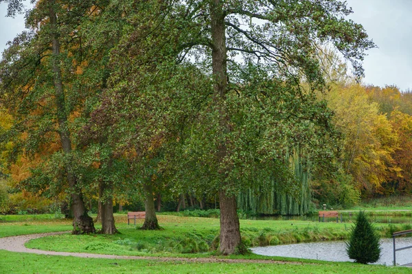 Automne Dans Château Allemagne — Photo