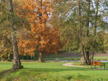 Almanya 'da bir şatoda sonbahar