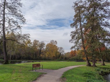 Almanya 'da bir şatoda sonbahar