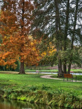 Almanya 'da bir şatoda sonbahar