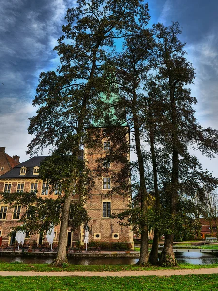 Herfst Een Kasteel Duitsland — Stockfoto