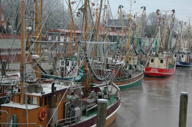 Kış mevsimi selamlama limanında