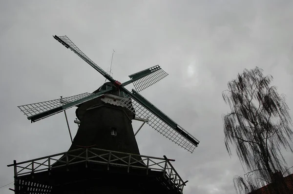 Hora Inverno Porto Greetsiel — Fotografia de Stock