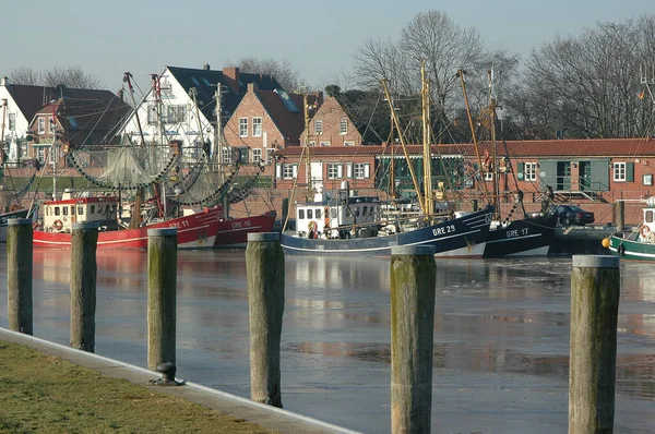 Wintertijd Oost Frisia Aan Noordzee — Stockfoto