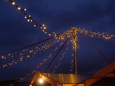 Alman muensterland 'inde noel pazarı