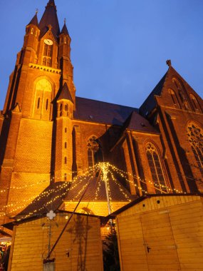 Alman muensterland 'inde noel pazarı