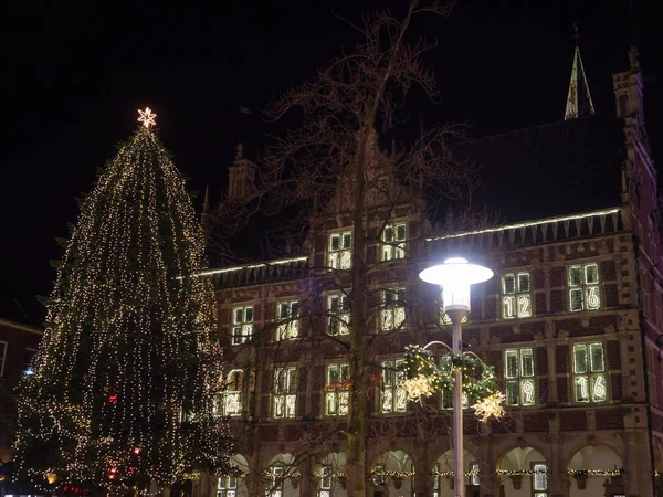 Kerstmis Duitse Stad Bocholt — Stockfoto