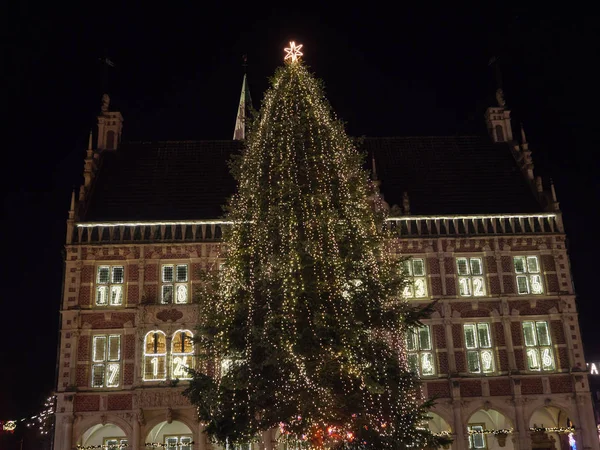 Kerstmis Duitse Stad Bocholt — Stockfoto