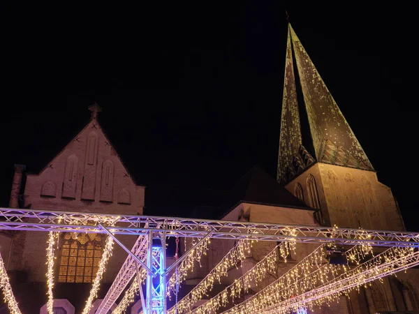 Kerstmis Duitse Stad Bocholt — Stockfoto