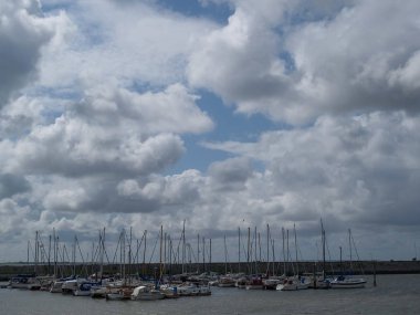 Alman kuzey denizindeki Langeoog plajı.