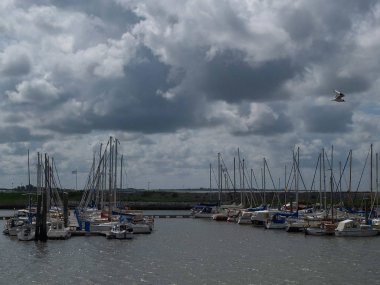 Alman kuzey denizindeki Langeoog plajı.