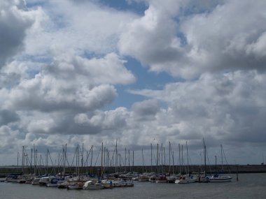 Alman kuzey denizindeki Langeoog plajı.