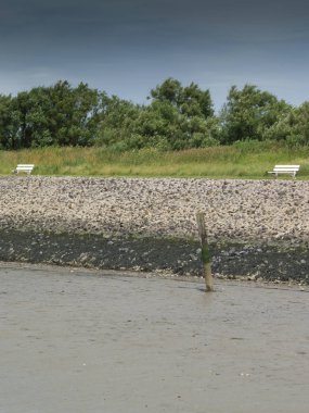 Alman kuzey denizindeki Langeoog plajı.