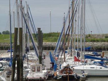 Alman kuzey denizindeki Langeoog plajı.