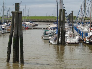 Alman kuzey denizindeki Langeoog plajı.