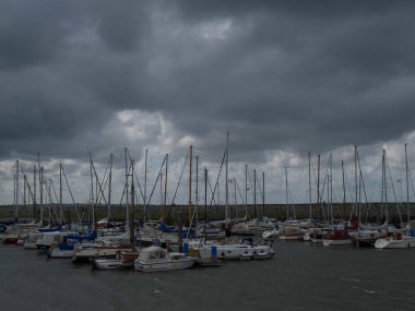 Alman kuzey denizindeki Langeoog plajı.