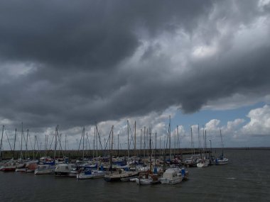 Alman kuzey denizindeki Langeoog plajı.
