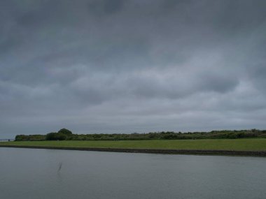 Alman kuzey denizindeki Langeoog plajı.
