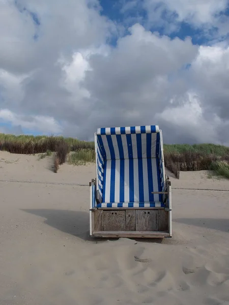 Der Strand Von Langeoog Der Deutschen Nordsee — Stockfoto