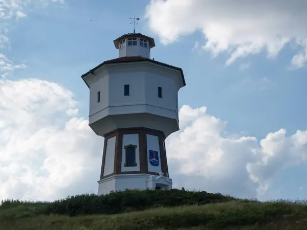 Пляж Лангеога Німецькому Північному Морі — стокове фото