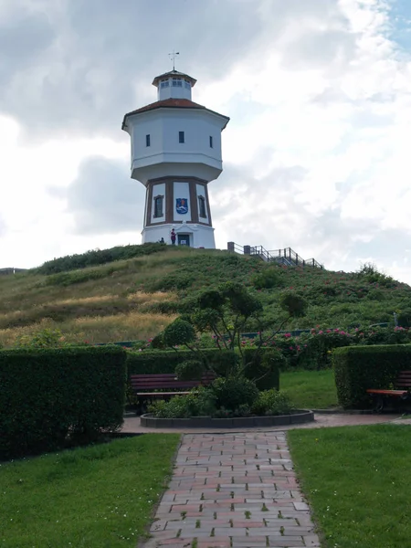 Plaża Langeoog Niemieckim Północnym Morzu — Zdjęcie stockowe