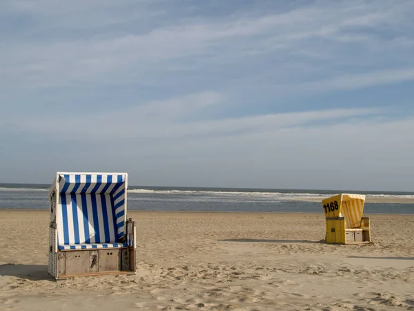 Beach Langeoog German North Sea — 스톡 사진
