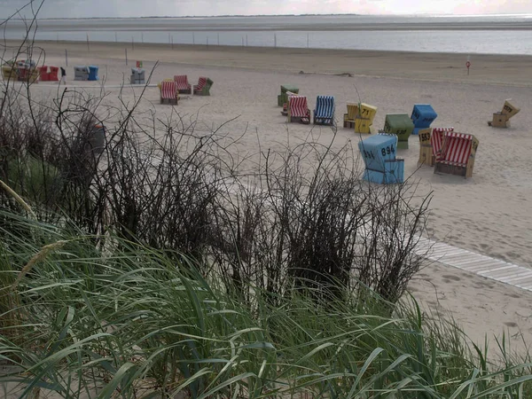 Beach Langeoog German North Sea — Stock Photo, Image