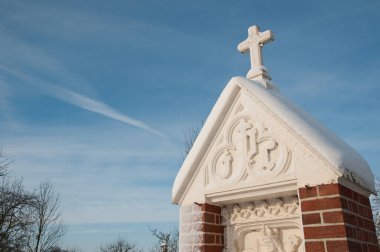 Alman Muensterland 'inde kış mevsimi