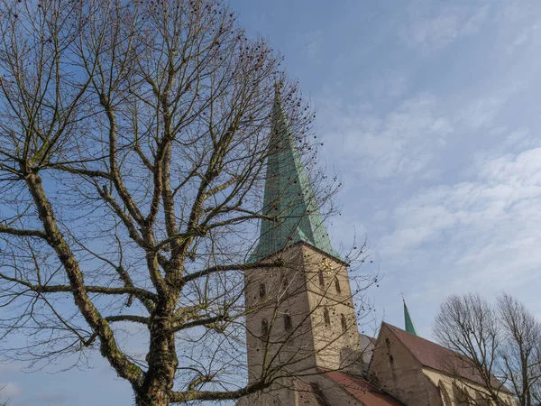 Sonniger Frühlingstag Münsterland — Stockfoto