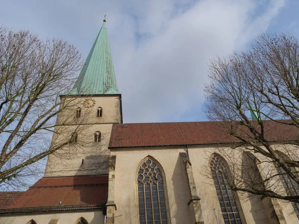 Giorno Soleggiato Primavera Nel Muensterland Tedesco — Foto Stock