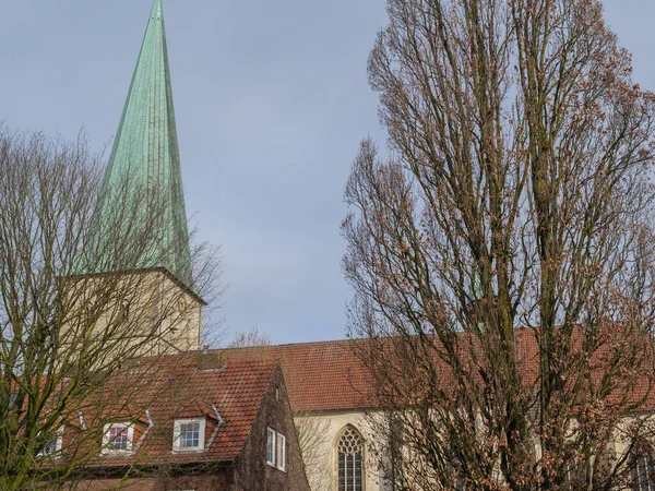 Sunny Day Spring Time German Muensterland — Stock Photo, Image